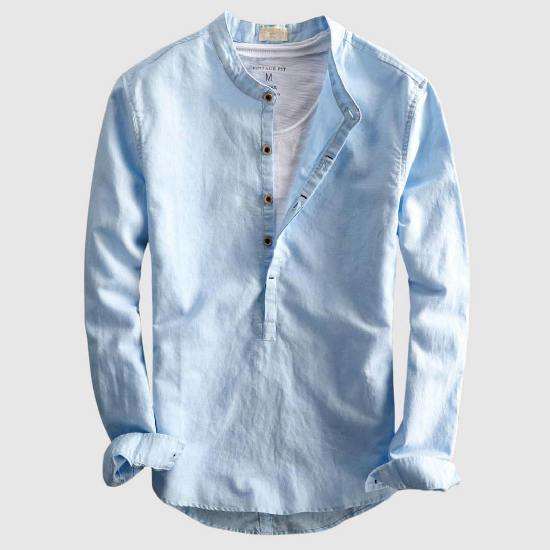 PERLE™ | Chemise En Lin Élégante