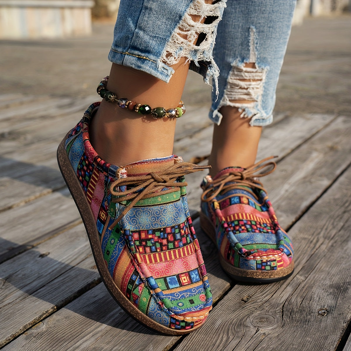 PERLE™ | Chaussures rétro colorées pour femme