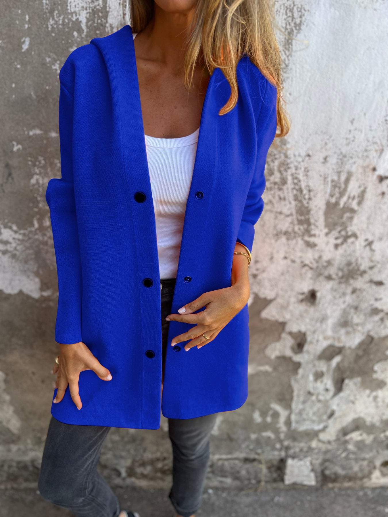 PERLE™ | Cardigan Décontracté Avec Capuche