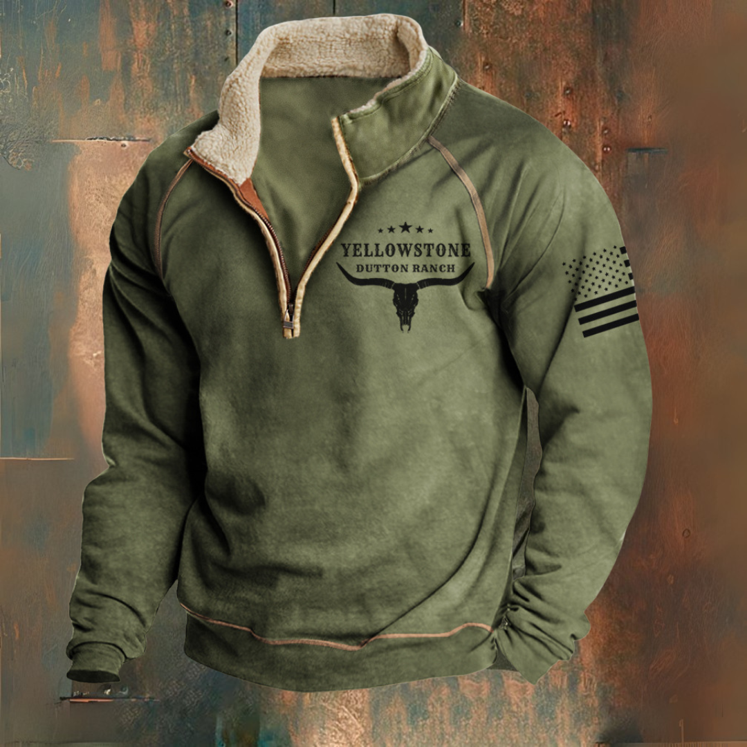 Veste en Fleece Ă  Demi-Zip Automne/Hiver
