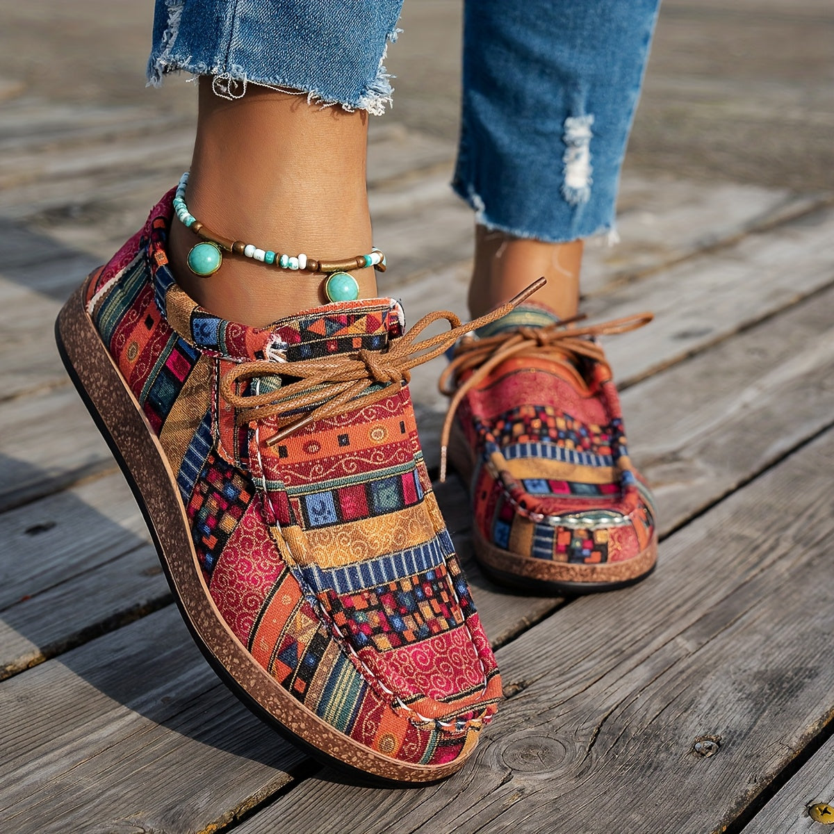 PERLE™ | Chaussures rétro colorées pour femme