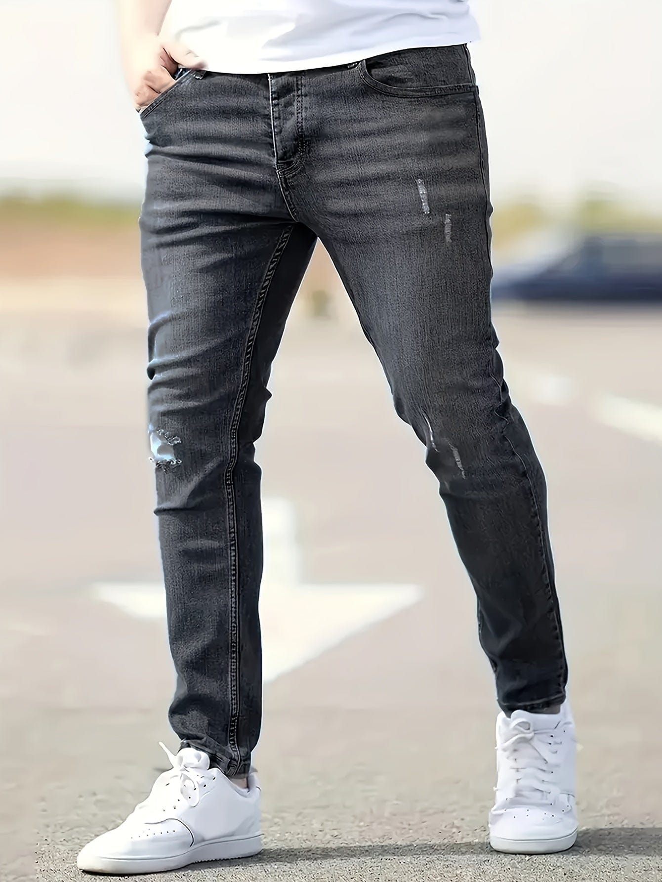 PERLE™ | Jeans Slim Déchirés Tendance
