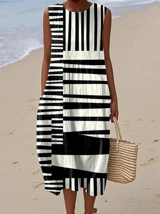 PERLE™ | ROBE GRAPHIQUE CHIC