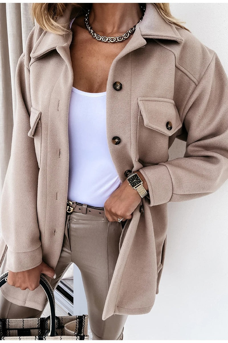PERLE™ | Manteau Printanier Élégant