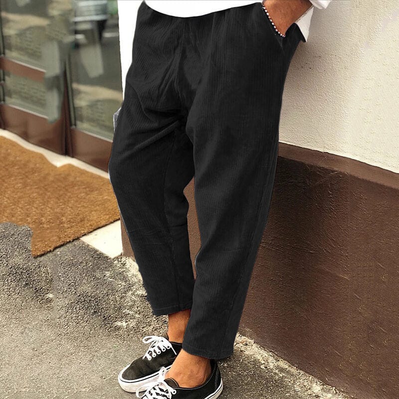PERLE™ | Pantalons En Velours Élégants