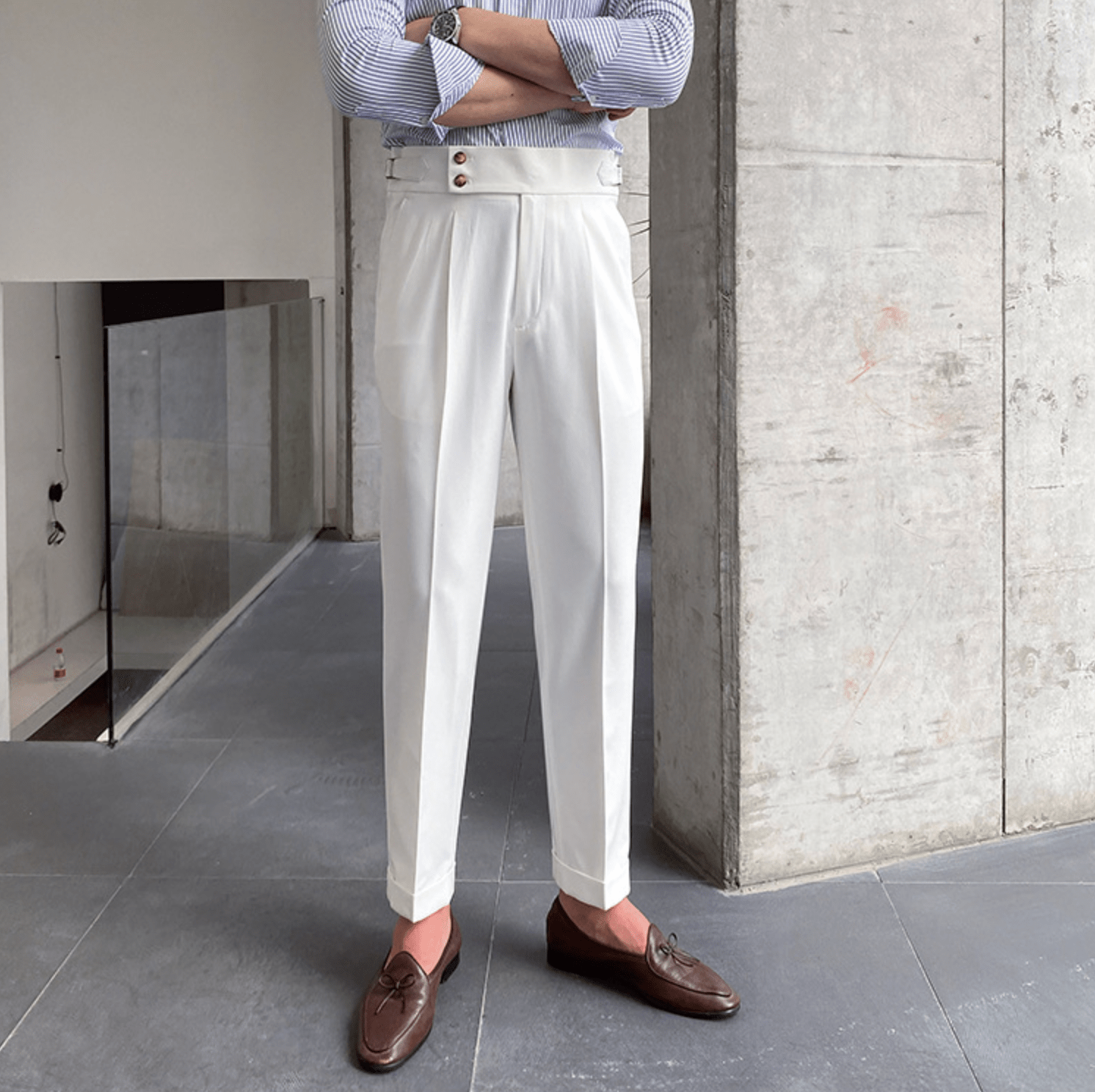 PERLE™ | Pantalons Taille Haute Élégants