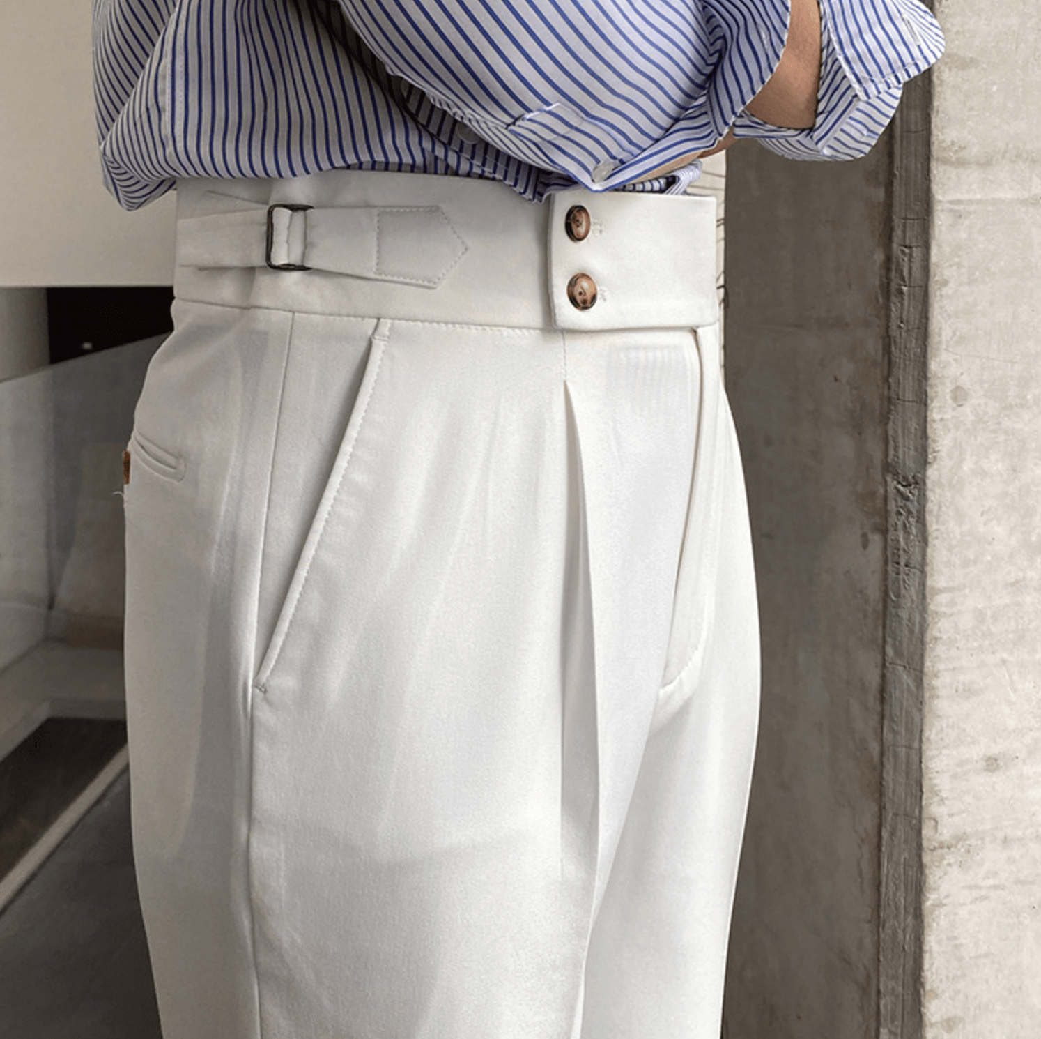 PERLE™ | Pantalons Taille Haute Élégants