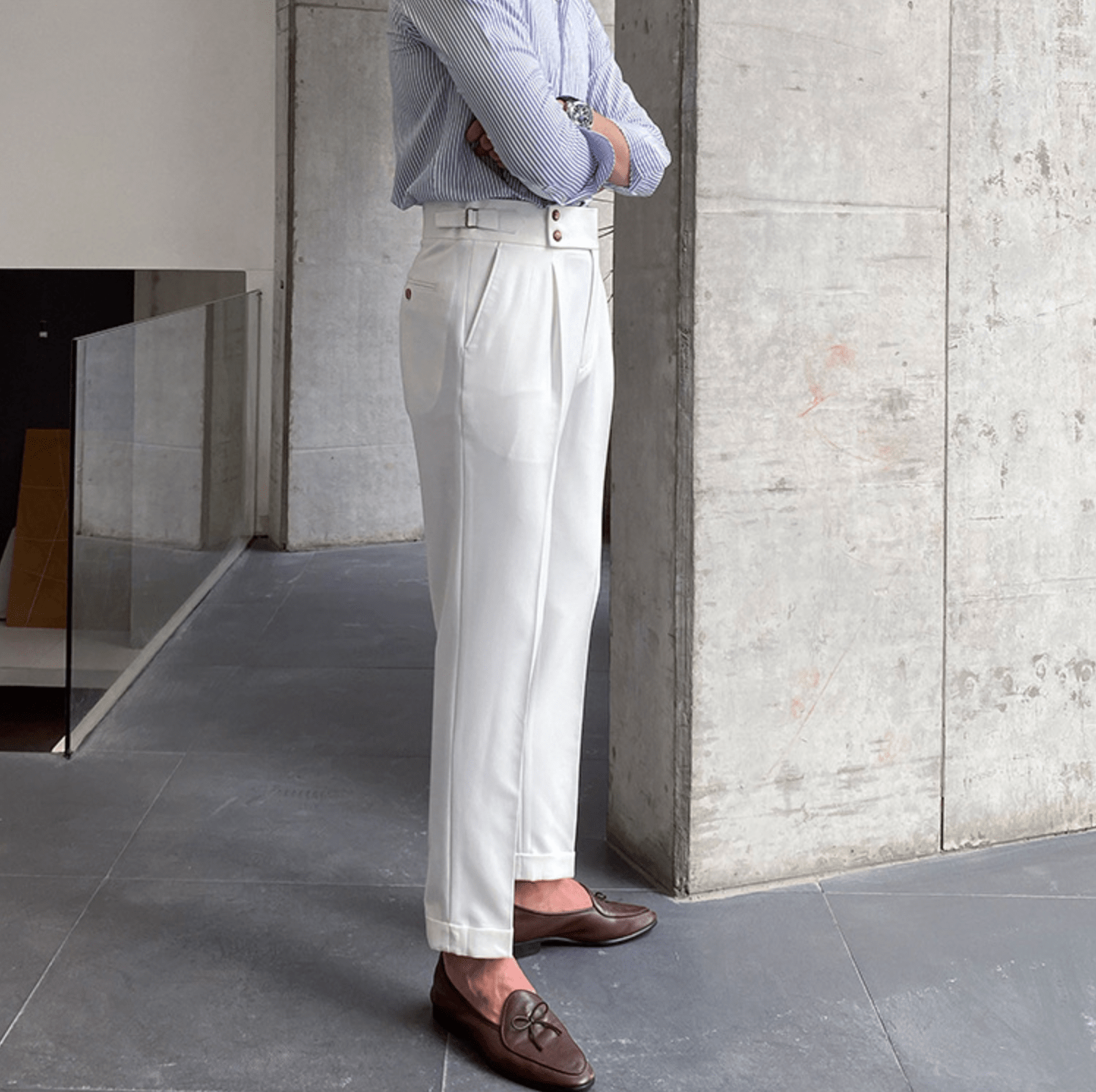 PERLE™ | Pantalons Taille Haute Élégants