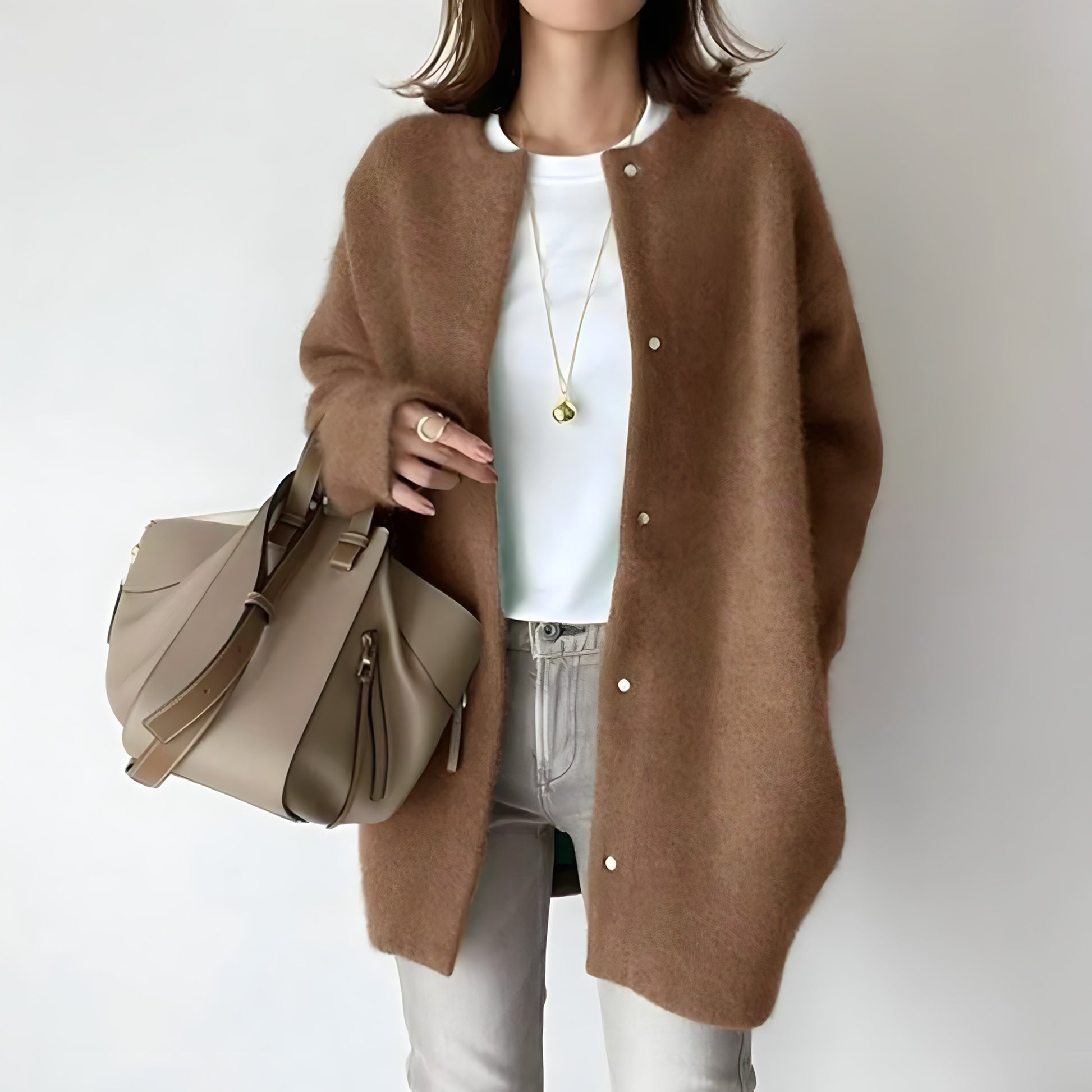 PERLE™ | Élégant Cardigan À Boutons