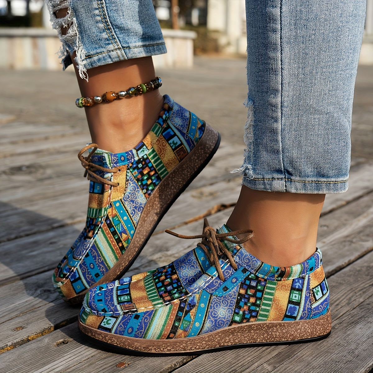 PERLE™ | Chaussures rétro colorées pour femme