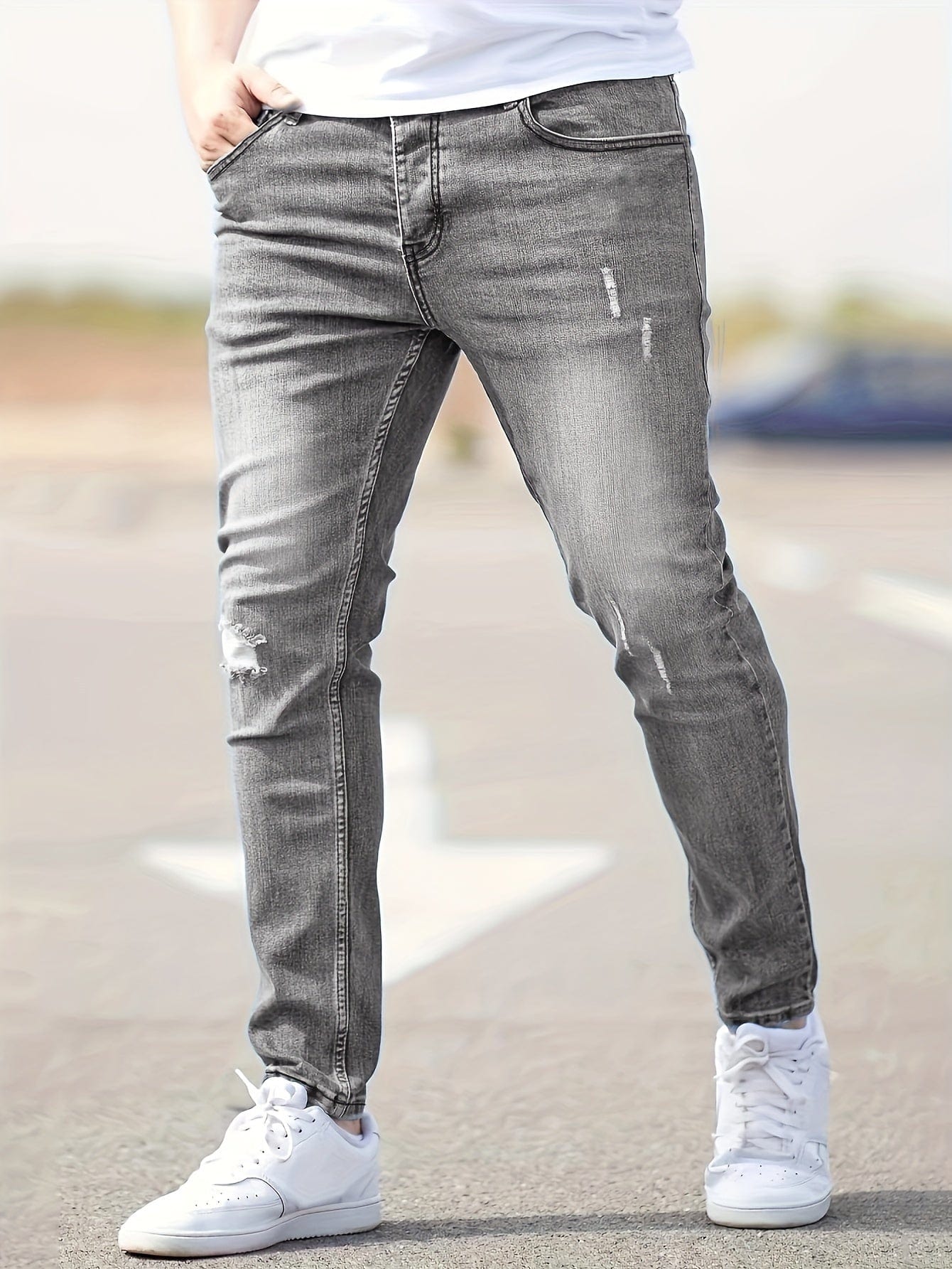 PERLE™ | Jeans Slim Déchirés Tendance