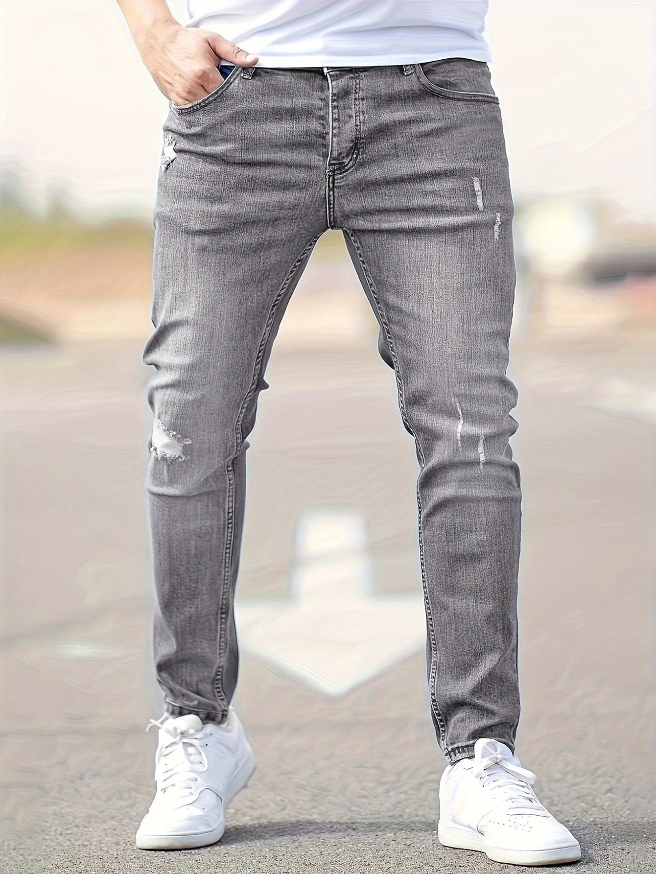 PERLE™ | Jeans Slim Déchirés Tendance