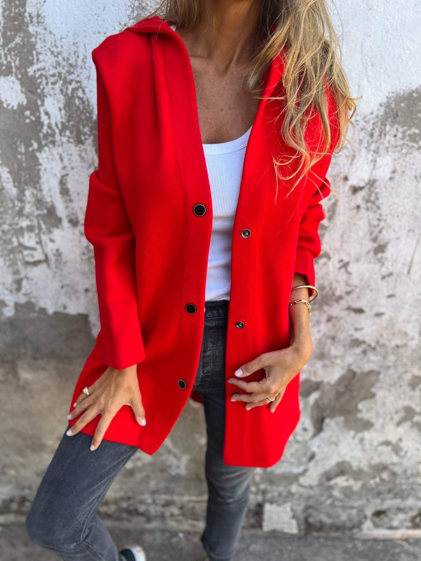 PERLE™ | Cardigan Décontracté Avec Capuche