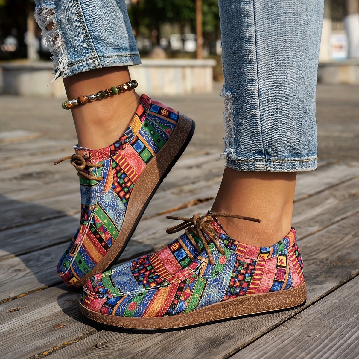 PERLE™ | Chaussures rétro colorées pour femme