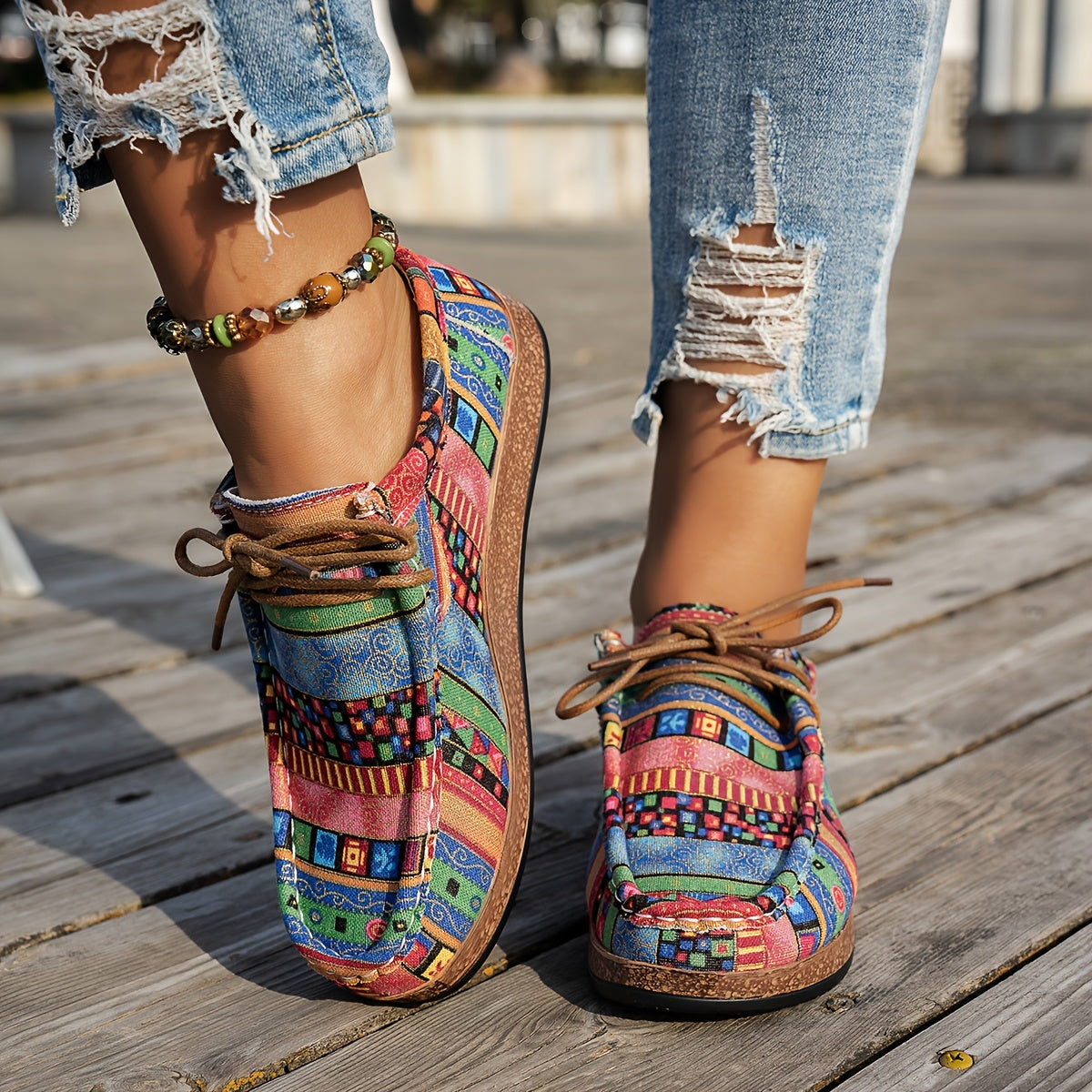 PERLE™ | Chaussures rétro colorées pour femme
