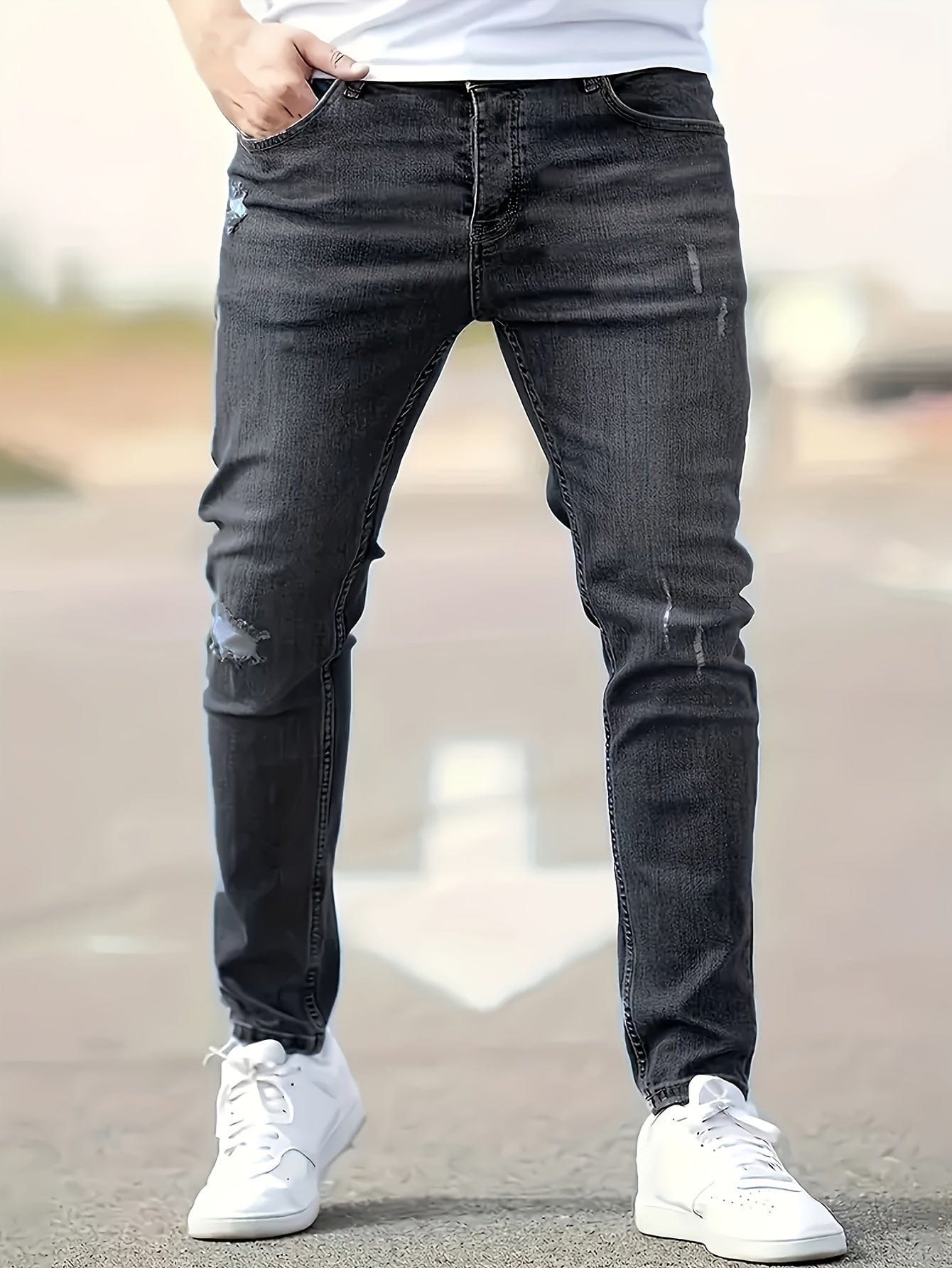 PERLE™ | Jeans Slim Déchirés Tendance