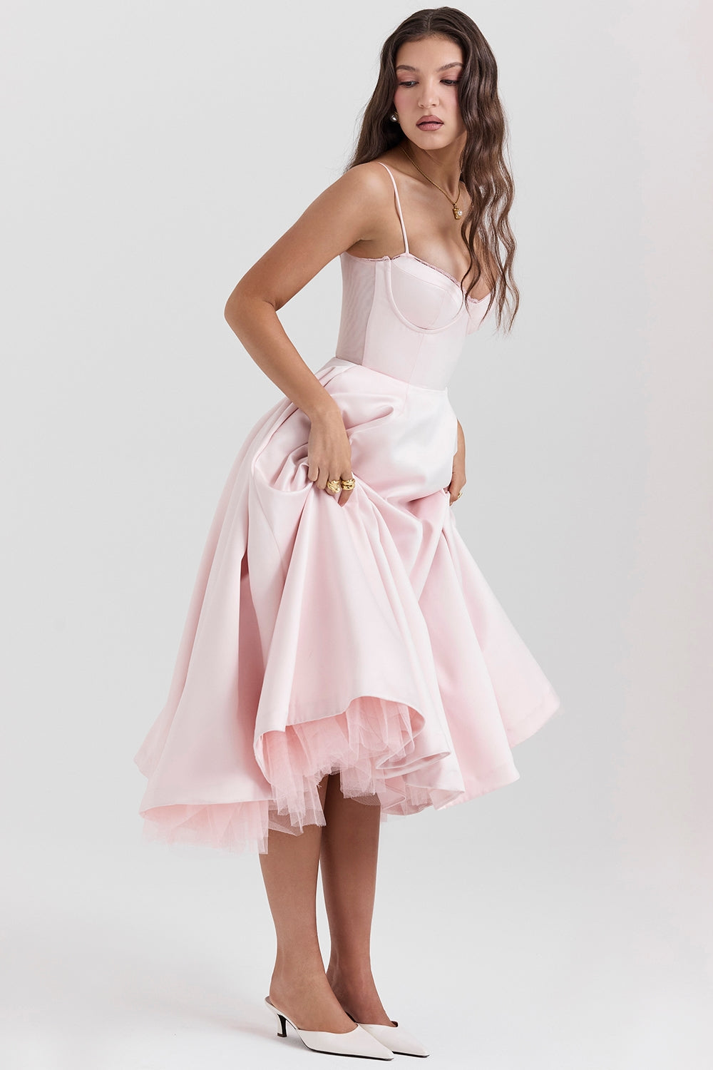 PERLE™| La Jupe Joséphine Tulle Midi