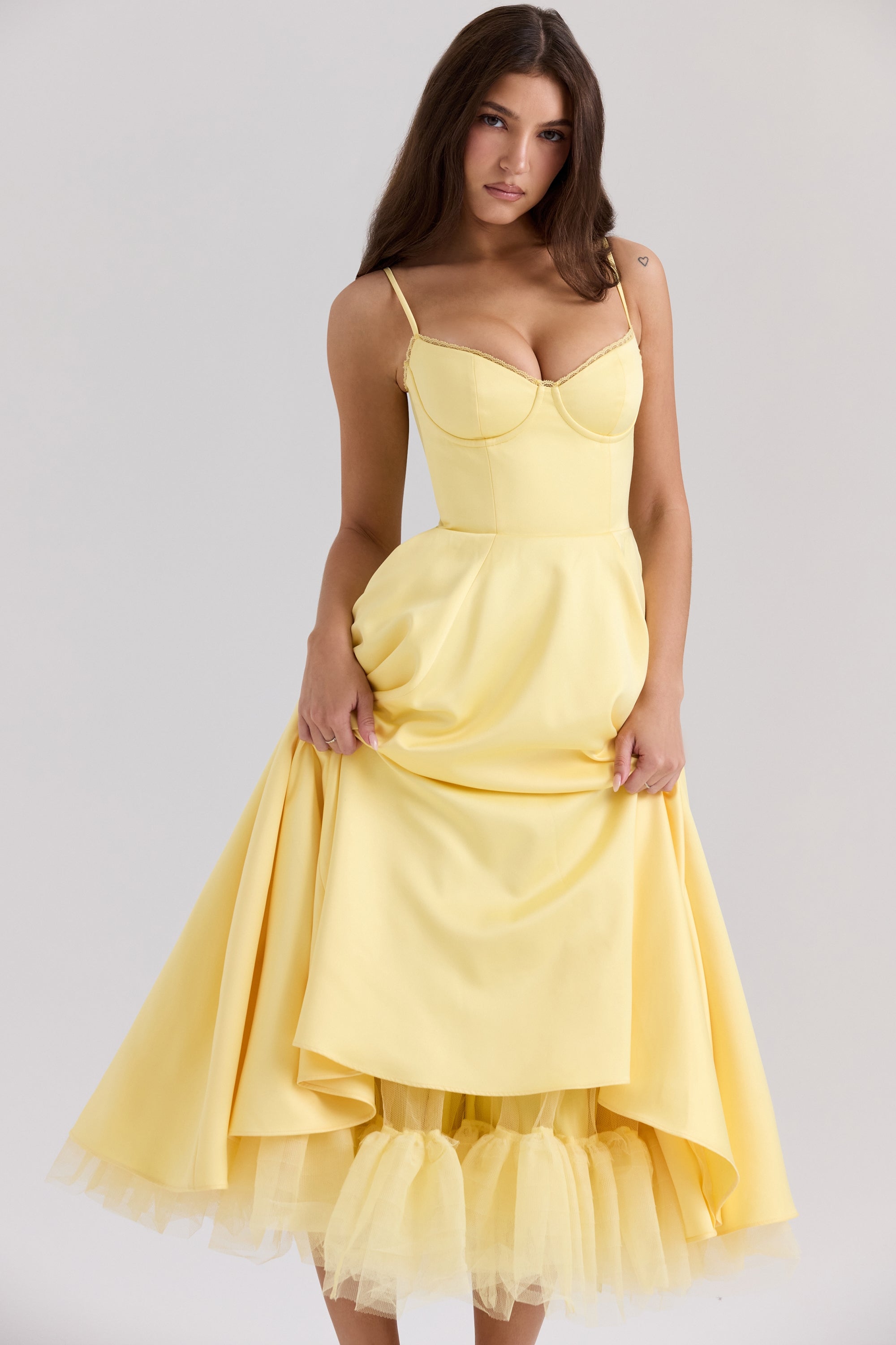 PERLE™| La Jupe Joséphine Tulle Midi