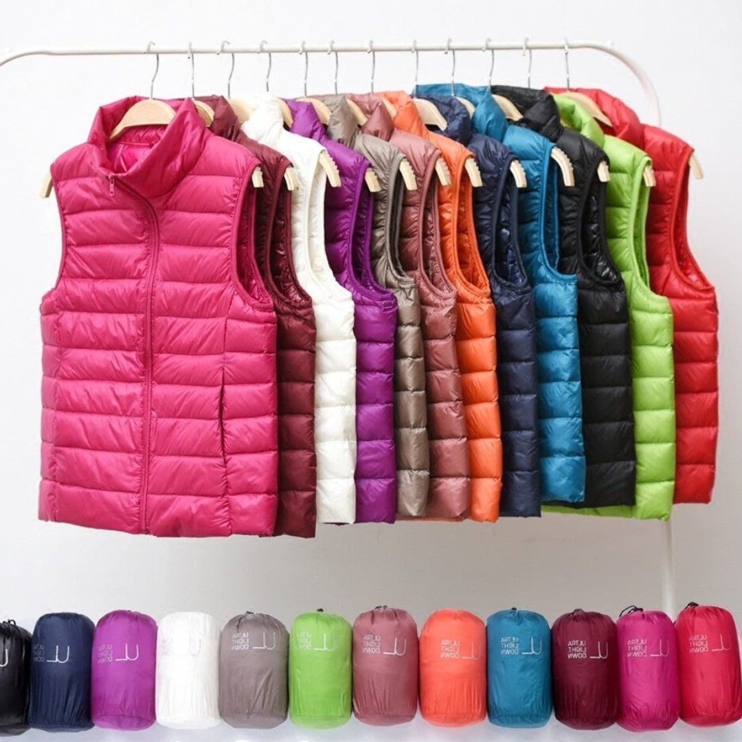 PERLE™ | Gilet Élégant En Duvet